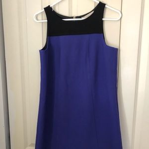 Black and purple women’s dress
